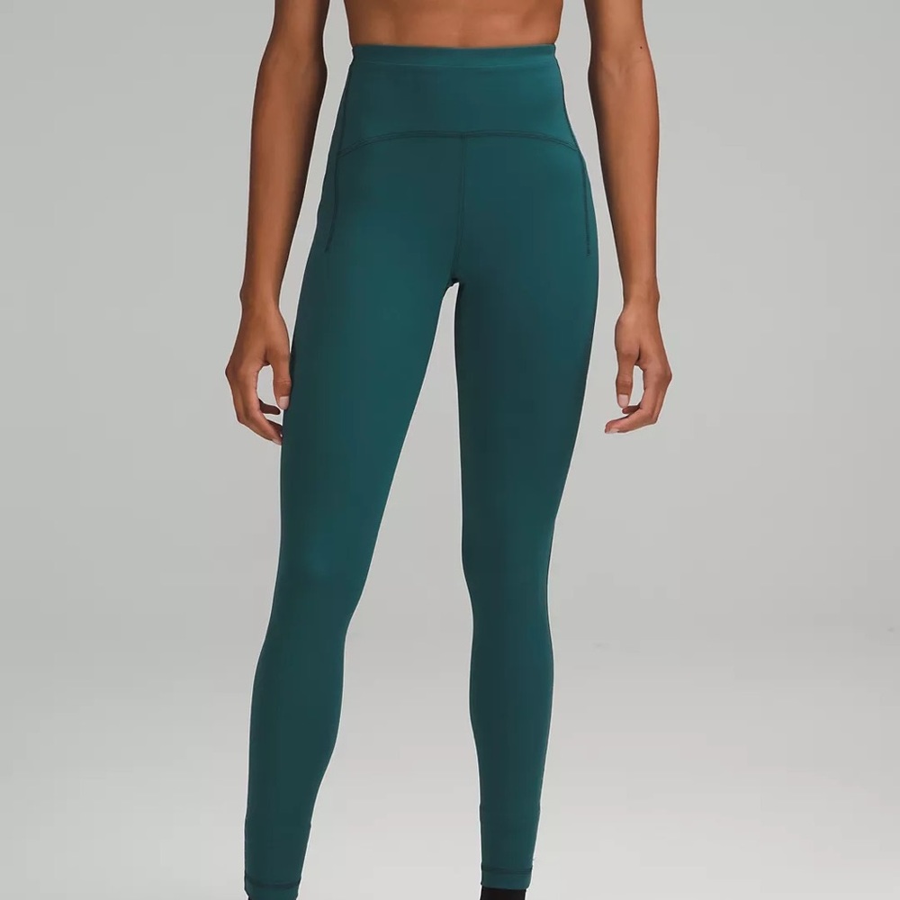 Lululemon Swift Speed High Rise Tight 28” Luxtreme in Green Jasper